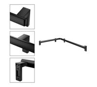 Keuco Keuco Barre de douche/baignoire AXESS 650x850mm, noir mat Quantité:1