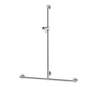Keuco Keuco Barre de douche Plan Care avec support, pos. gauche/droite, 982/1263 mm, chromé Quantité:1
