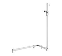 Keuco Keuco Barres de douche AXESS AL si-el/vc, 850 mm, avec support mural, droite Quantité:1