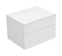 Keuco Keuco Buffet Edition 400 70x47,2x53,5cm, 2 portes coulissantes, blanc/anthracite brillant Quantité:1