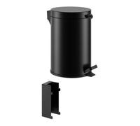 Keuco Keuco Collecteur hygiénique Plan mural, capacité 3 l, noir mat Quantité:1