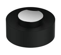 Keuco Keuco Couvercle en plastique Plan lo., couvercle gris noir, poignée chromée Quantité:1