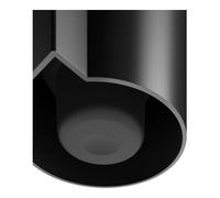 Keuco Keuco Ensemble brosse WC Plan 14972 Modèle mural, insert plastique noir, noir Quantité:1