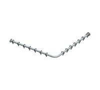 Keuco Keuco Ensemble tringle rideau de douche Plan alu si-élox, pour douche d'angle 100x100 cm Quantité:1