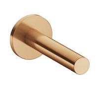 KEUCO IXMO Bec déverseur pour baignoire, rosace ronde, saillie 130mm, 59545030001, Couleur: Bronze brossé