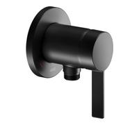 Keuco Keuco IXMO SOLO Pure Kit de montage prêt UP, raccord tuyau, rond, noir mat Quantité:1