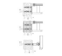 Keuco Keuco Kit de fixation n°2 Plan Care 2x vis à bois fraisées, 2x chevilles universelles Quantité:1