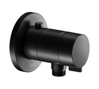 Keuco Keuco Kit de montage IXMO SOLO UP-Br-THM, raccord tuyau, rond, noir mat Quantité:1