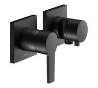 Keuco Keuco Kit de montage prêt à l'emploi Edition 11 encastré, tuyau, support mural, pour 2 raccords, noir ma Quantité:1