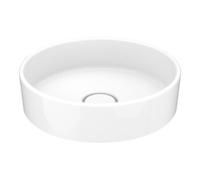 Keuco Keuco Lavabo céramique Stageline noir, rond, sans trop-plein, 400 mm Quantité:1