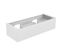 Keuco Keuco Meuble sous lavabo Edition 11 140x35x53,5 cm, avec LED, laqué mat, gris satiné Quantité:1