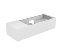 Keuco Keuco Meuble sous lavabo Edition 11 140x35x53,5 cm, laque satinée, verre anthracite clair Quantité:1