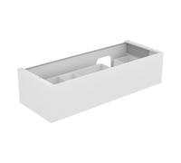 Keuco Keuco Meuble sous lavabo Edition 11 140x35x53,5cm, laqué mat, verre anthracite clair Quantité:1