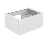 Keuco Keuco Meuble sous lavabo Edition 11 70x35x53,5 cm, avec LED, laque satinée, verre blanc Quantité:1