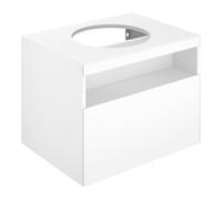 Keuco Keuco Meuble sous-lavabo Stageline 65x55x49 cm, D cachemire, façade cachemire clair, avec éclairage Quantité:1