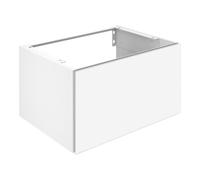 Keuco Keuco Meuble sous lavabo X-Line décor blanc mat, verre blanc clair, 65x40x49 cm Quantité:1