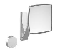 Keuco Keuco Miroir cosmétique iLook_move 200x200mm, éclairé, encastré, verre, noir mat courbé Quantité:1