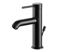 Keuco Keuco Mitigeur lavabo 100 IXMO Soft bec 114 mm, avec garniture vidage, noir mat Quantité:1