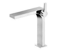 KEUCO Mitigeur lavabo Edition 11 - 250 mm, bec 180 mm - Sans garniture - Chrome noir brossé