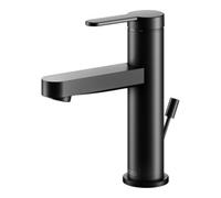 Keuco Keuco Mitigeur lavabo monocommande 100 IXMO Flat, bec 109 mm, avec garniture, noir mat Quantité:1