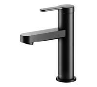 Keuco Keuco Mitigeur lavabo monocommande 100 IXMO Flat, bec 109 mm, sans garniture, noir mat Quantité:1