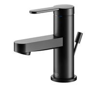 Keuco Keuco Mitigeur lavabo monocommande 60 IXMO Flat, bec 89 mm, avec garniture, noir mat Quantité:1