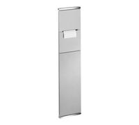 Keuco Plan Integral module WC 2000 articulé à droite, chromé / aluminium peint