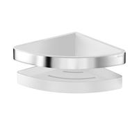 KEUCO COLLECTION MOLL tablette de douche d'angle, fixation cachée, 12757010001, Couleur: Chromé / Anthracite