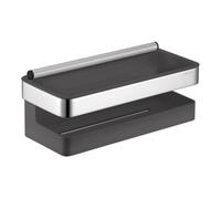 Keuco Keuco Panier de douche Moll 3 pcs, avec paroi en verre, chromé/anthracite Quantité:1