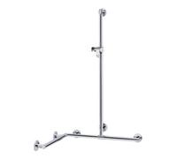 Keuco Keuco Plan Care barre de douche avec support, r/l, 597x1097mm, alu argenté anodisé/vc Quantité:1