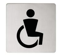 Keuco Keuco Plaque de porte Plan Symbole accessible, chromé Quantité:1