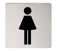 Keuco Keuco Plaque de porte Plan Symbole Femmes, chromé Quantité:1