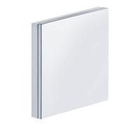 KEUCO PLAN Care plaque de recouvrement, pour poignées d'appui rabattables, 34902170000, Couleur: Aluminium anodisé argent / chromé