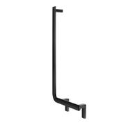 Keuco Poignée d'angle Axess 35006370802 90 degrés, version gauche, 851x381mm, noir mat