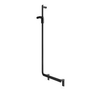 Keuco Keuco Poignée d'angle AXESS noir mat, 90°, avec barre de douche, version gauche Quantité:1