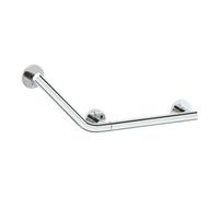 KEUCO PLAN Care poignée coudée, modèle à gauche, 34907170402, Couleur: Aluminium anodisé argent / chromé