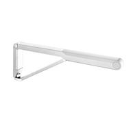 Keuco Keuco Poignée d'appui rabattable WC AXESS Aluminium argenté anodisé/blanc, 700 mm Quantité:1