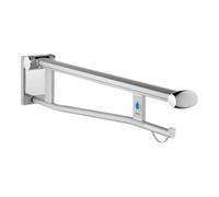 Keuco Keuco Poignée d'appui rabattable WC Plan Care 700mm, droite, chromé/gris clair Quantité:1