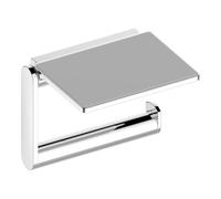 Keuco Keuco Porte-papier toilette Plan ouvert, avec tablette, alu argenté anodisé / noir Quantité:1