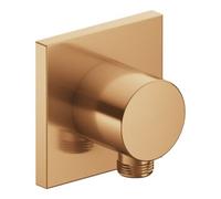 KEUCO IXMO raccord de tuyau, forme de rosace carrée, 59547030002, Couleur: bronze brossé