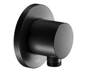 Keuco Keuco Raccord de tuyau IXMO noir mat, rosace ronde Quantité:1