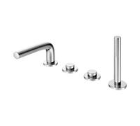 Keuco Keuco Robinet 4 trous baignoire Edition 400 BW montage en applique, 220 mm, chrome brossé mat Quantité:1