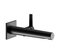 Keuco Keuco Robinet mural 2 trous pour lavabo Edition 11 UP, sans garniture, bec 165 mm, noir mat Quantité:1