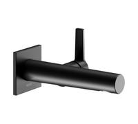 Keuco Keuco Robinet mural 2 trous pour lavabo Edition 11 UP, sans garniture, sortie 197 mm, noir mat Quantité:1