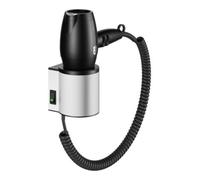 Keuco Keuco Sèche-cheveux Plan m support mural, alu sil-élox / noir Quantité:1