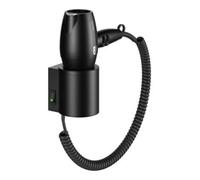 KEUCO PLAN Sèche-cheveux, 230 V, interrupteur secteur, 14995370037, Couleur: noir mat / noir