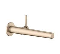 KEUCO Mitigeur monocommandé lavabo EDITION 400 encastré mural saillie 243 mm Bronze brossé
