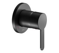 Keuco Keuco Set de montage prêt IXMO Flat Mitigeur monocommande encastré, rond, noir mat Quantité:1