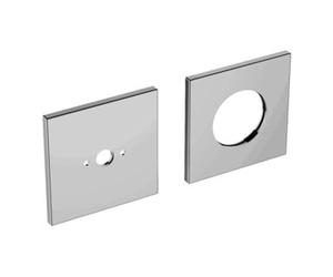 Keuco Keuco Set de Rosettes IXMO pour Mitigeur Lavabo Encastré, 85x85mm, carré, MS vc Quantité:1