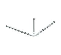 Keuco Keuco Set de tringles à rideau de douche Plan alu argenté anodisé, pour douche 90x90 cm Quantité:1